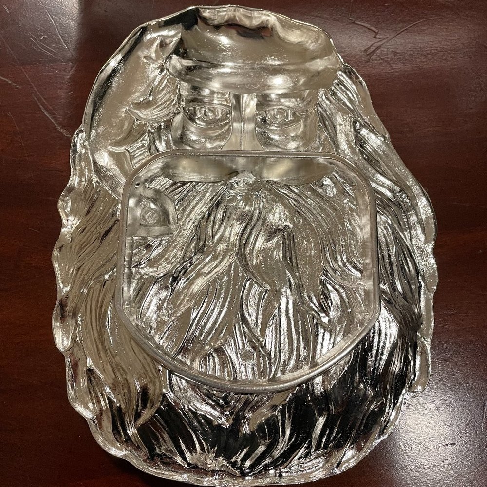 Vintage Silver Plated Santa Candy Dish - Picture 3 of 8